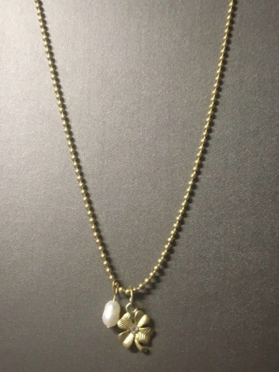 Jewelry - Celtic Shamrock & Pearl Necklace